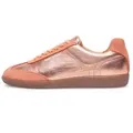 Henry Stevens Sophia TIS Damensneaker Sneaker Halbschuh Leder handgefertigt, sportlicher Freizeitschuh Damen orange 37 EU