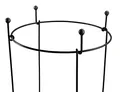 Hirsch Terracotta Staudenhalter OttO Kugel Höhe 120 cm Ø 50 cm flexibel, stabil, erweiterbar, Form Rund, Metall Vollmaterial
