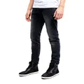 John Doe Taylor Monolayer XTM Motorrad Jeans Herren mit Protektoren Black 32/32