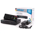 Ankaro DCR 3000 Plus digitaler 1080p Full HD Kabel-Receiver für Kabelfernsehen mit PVR Aufnahme Funktion (HDTV, DVB-C/C2, HDMI, Scart, Coaxial, Mediaplayer, USB) automatische Installation–schwarz