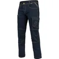 WÜRTH MODYF Arbeitsjeans Multipocket Stretch X - professionelle Arbeitshose für Herren - Arbeitsjeans mit Reißverschluss - in der Größe 52 in Blau
