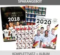 EM 2020 REWE + WM 2018 REWE Sammelkarten - je 1 Komplettsatz + Album