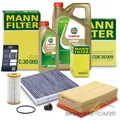 MANN INSPEKTIONSPAKET FÜR AUDI A3 SKODA VW GOLF PASSAT TIGUAN TOURAN 1.8 2.0 TSI