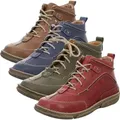 Josef Seibel Damen Schnürboots Stiefelette Neele 52 85152-162, Größe:40 EU, Farbe:Grün - Grün - 40