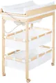 roba® Bade- und Wickelregal Baby Pool, natur, inkl. Wickelauflage weiß