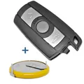 Zünd Schlüssel Smartkey Gehäuse Fernbedienung für BMW 3 Tasten + Akku Batterie