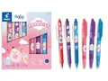PILOT - Sammlerbox 3 FriXion Ball + 3 FriXion Ball Clicker - Radierbare Stifte - Limited Edition Sweet Paradise - Nachfüllbare - Türkisblau, Korallenrosa, Violett - Blaue Tinte - Mittlere Spitze
