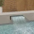 vidaXL Wasserfall 60x34x14 cm Edelstahl 304