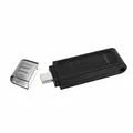Kingston DataTraveler 70 - DT70/64GB USB-C-Stick mit dem Mehrwert, Schwarz