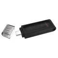 USB-C Stick, 64GB Speicher, DataTraveler 70 Kingston – Schwarz