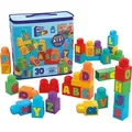 Fisher-Price Mega Bloks ABC Bausteine Tasche - Lernspielzeug für Kinder