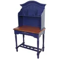 JVmoebel Schreibtisch Computertisch Bürotisch Arbeitszimmer Esstisch Edler Tisch Blau, Made in Europa blau
