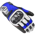 Berik LDX Damen Motorrad Handschuhe, schwarz-weiss-blau, Größe S
