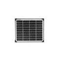 enjoy solar 20W 12V Monokristallines Solarmodul, 182mm Solarzellen 10 Busbars Solarpanel ideal für Wohnmobil, Mini PV Anlage, Gartenhäuse, Boot