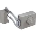 Basi - Türzusatzschloss - KS 500 - Dornmaß 45 mm - Silber - Käntige Ausführung - 2-Tourig -mit Sperrbügel - 1304-0205