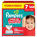 Pampers Baby Dry Pants Gr.7 Extra Large 15+kg Vorratsbox, 148 Stk. Windeln