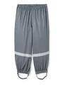 Playshoes Matschhose Regenlatzhose Ungefüttert Unisex Kinder Wind- und wasserdichte Regenhose Regenbekleidung, dunkelgrau Bundhose, 116