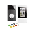 BTICINO, Flex‘ONE-Set Classe 300EOS with Netatmo + Linea 3000, erste smarte Wi-Fi-Video-Innenstelle mit integr. Alexa, 5"-Touchscreen, App Home+Security, 2-Draht-Technik, 363915