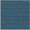 A.S. Création Vliestapete Elements, 374144, Steinoptik, 0.53 x 10.05 m, Blau