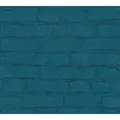 Vliestapete Elements Steinoptik Matt Leicht Strukturiert Blau Schwarz FSC®