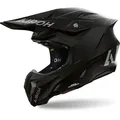 Airoh Twist 3 Solid Motocross Helm, schwarz, Größe L für Männer