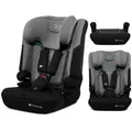 Kinderkraft I-COMFY Autokindersitz 3-in-1 i-Size 76–150 cm, 15 Monate bis 12 Jahre, R129, EASY GROW, H-GUARD, SPS, 10 Neigungspositionen, Grau - Grau