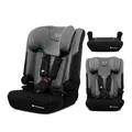 Kinderkraft I-COMFY, Autositz, Für Kinder, Reguliert (76-150cm), Verstellbare Rückenlehne, 5-Punkt-Sicherheitsgurt, EASY GROW SYSTEM, für Kinder, Einfache Installation, Dunkelgrau