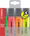 STABILO Marker Textmarker boss original 4er Etui (5 Stück)