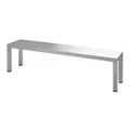 Gastro-Inox Edelstahl Aufsatzbord, Tiefe 300 mm 303.302 , Maße: (L x T x H) 1100 x 300 x 350 mm