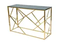 Feldmann-Wohnen Konsolentisch Escada C, 120x40x78cm Gold Rauchglas