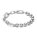 PANDORA ME Metallperlen & Gliederkettenarmband aus Sterling Silber, Kompatibel ME, Größe: 16cm, 592793C00-2