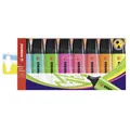 STABILO BOSS ORIGINAL 8er Etui Textmarker 8 verschiedene Farben Büro Schule Uni