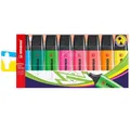 STABILO Boss Textmarker Stifte Markierer Klassisch Etui Of 8