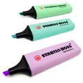 STABILO BOSS Original Pastell Marker Mint, Türkis, Flieder 3er Pack