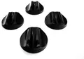 Disc-O-Bed Foot Pads, 4-Set, schwarz