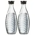 SodaStream Twinpack, Schwarz, Glas, 0,7 L,700 ml, 20.5x10.50x27 cm, Küchengeräte, Wasseraufbereitung, Wassersprudler