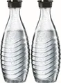 SodaStream Wassersprudler Flasche, (Set, 2-tlg), passend für die SodaStream Modelle Crystal und Penguin