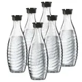SodaStream 6 x Glaskaraffe 0,7 L für SodaStream Crystal & Penguin Sprudler