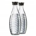 SodaStream Twinpack Crystal Glasflaschen 2 Karaffen Wassersprudler 0,615 L