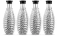 SodaStream 4 x 0,7L Glaskaraffen Ersatzflaschen geeignet für Crystal & Penguin