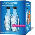 SodaStream DuoPack Glaskaraffe Ersatzflaschen für Crystal Penguin 2 x 0,6 L