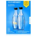 SodaStream Glaskaraffen 2x 0,6L - Glasflaschen, Ersatzflaschen (1er Pack)