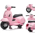Vespa Elektroroller Elektrofahrzeug Kinderfahrzeug Scooter (Rosa)
