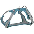 TRIXIE Hunde-Geschirr Premium Active Geschirr - petrol - 69–87 cm/25 mm, Gurtband 69–87 cm/25 mm