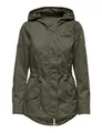 ONLY Damen Onllorca Life Canvas Parka Cc OTW, Kalamata, m
