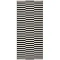Hanse Home Läufer Gloria, Creme, Schwarz, Kunststoff, Streifen, rechteckig, 80x200 cm, Oeko-Tex® Standard 100, in verschiedenen Größen erhältlich, pflegeleicht, strapazierfähig, leicht zusammenrollbar, Teppiche & Böden, Teppiche, Teppichläufer