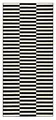 Hanse Home Teppich Panel – Wohnzimmerteppich Kurzflor Streifen Design Grafisches-Muster Moderne Optik für Esszimmer, Wohnzimmer, Kinderzimmer, Flur, Schlafzimmer, Küche – Schwarz Creme, 80x200cm
