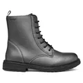 Geox J ECLAIR G Stiefelette Grau in Gr. 38 - Silber - 38