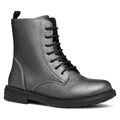 GEOX JUNIOR J ECLAIR GIRL BIKER/AMPHIBIANS BOOTS GUN 38_EU