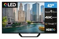 Smart Tech 43QG06V2 QLED Fernseher 43 Zoll Google TV 4K UHD HDR Smart TV 2026